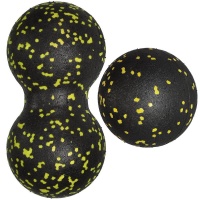 Набор массажных мячиков 8см + 8х16см (желтый) (E33008) MFS-105