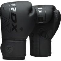 Перчатки тренировочные RDX F6 8oz черн.мат. (арт. BGR-F6MB-8OZ)