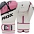 Перчатки тренировочные RDX F7 8oz бел/розов. (арт. BGR-F7P-8oz)
